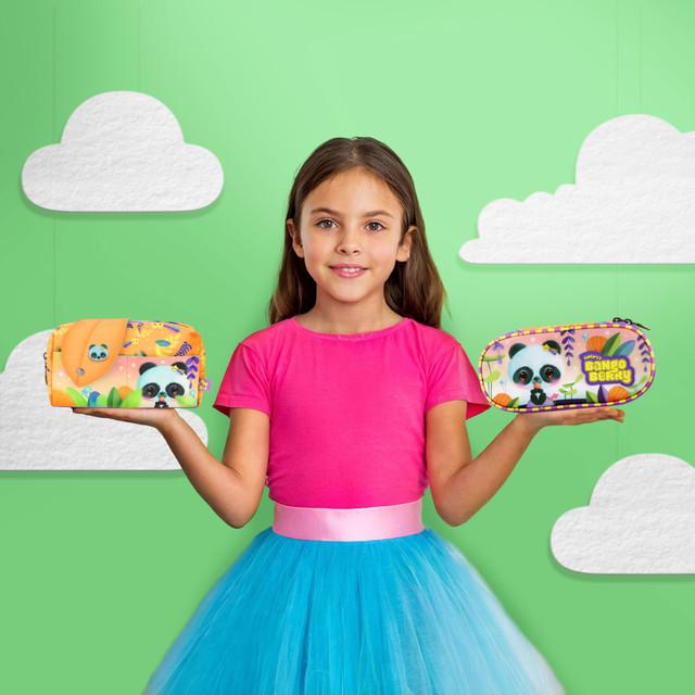 Santoro London Bangoberry - Zip Around Pencil Case - Pally Panda