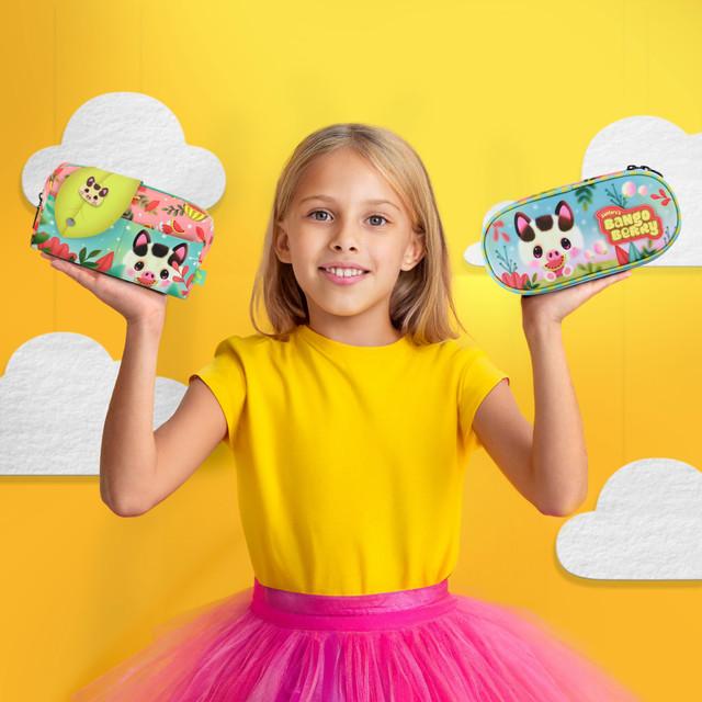 Santoro London Bangoberry - Zip Around Pencil Case - Piggy Pig