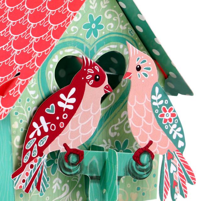 Santoro London Chandeliers Cards - Bird House - Love Birds