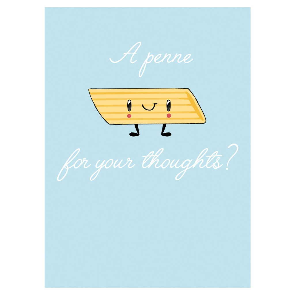 santoro london Fusilli Reasons - A penne for your thoughts?