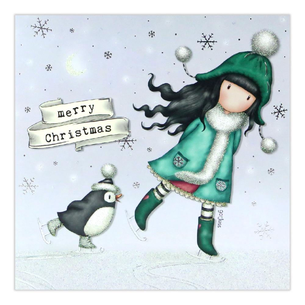 santoro london Gorjuss Christmas Collection - Merry Christmas (The Ice Dance)