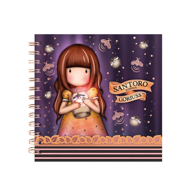 Santoro London Gorjuss - Creative Journal Gift Set - Firefly Dawn