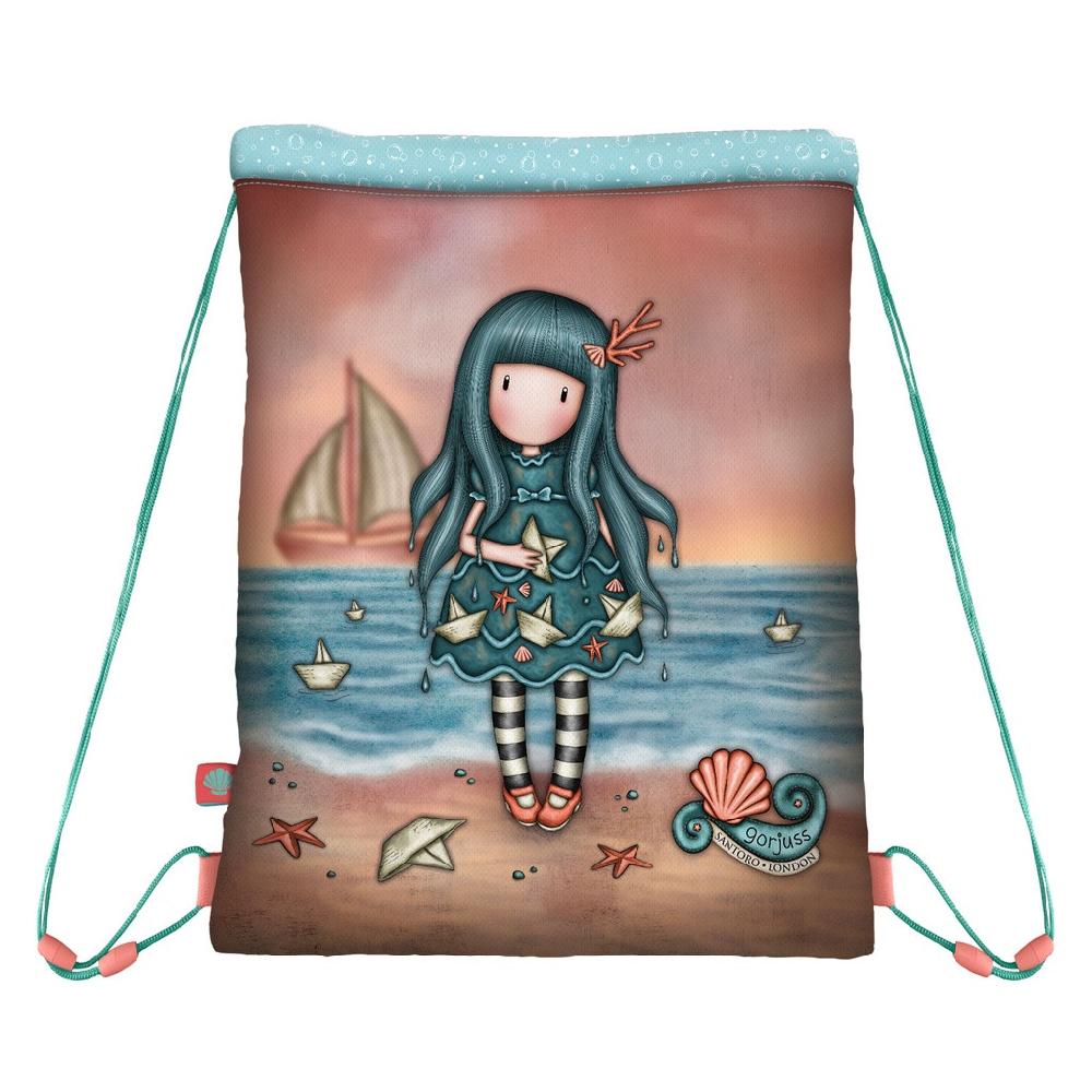 santoro london Gorjuss - Drawstring Bag - Washed Ashore