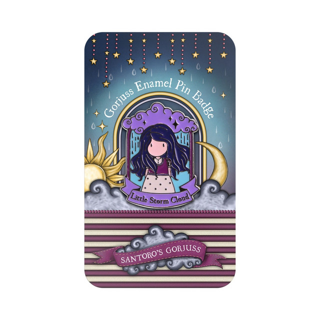 Santoro London Gorjuss - Enamel Pin - Little Storm Cloud