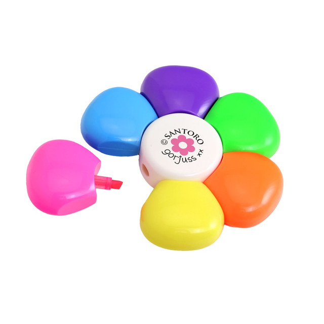 Santoro London Gorjuss - Flower Highlighter Sets - Woodland Wildflower