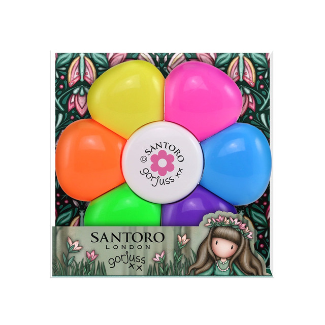 Santoro London Gorjuss - Flower Highlighter Sets - Woodland Wildflower