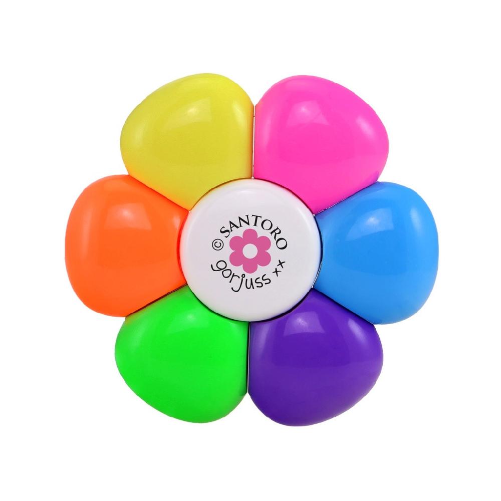 santoro london Gorjuss - Flower Highlighter Sets - Woodland Wildflower