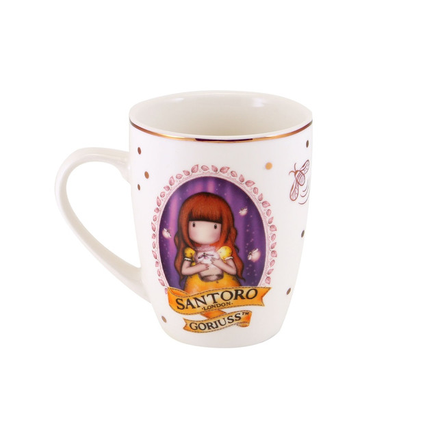 Santoro London Gorjuss - Mug And Coaster Set - Firefly Dawn