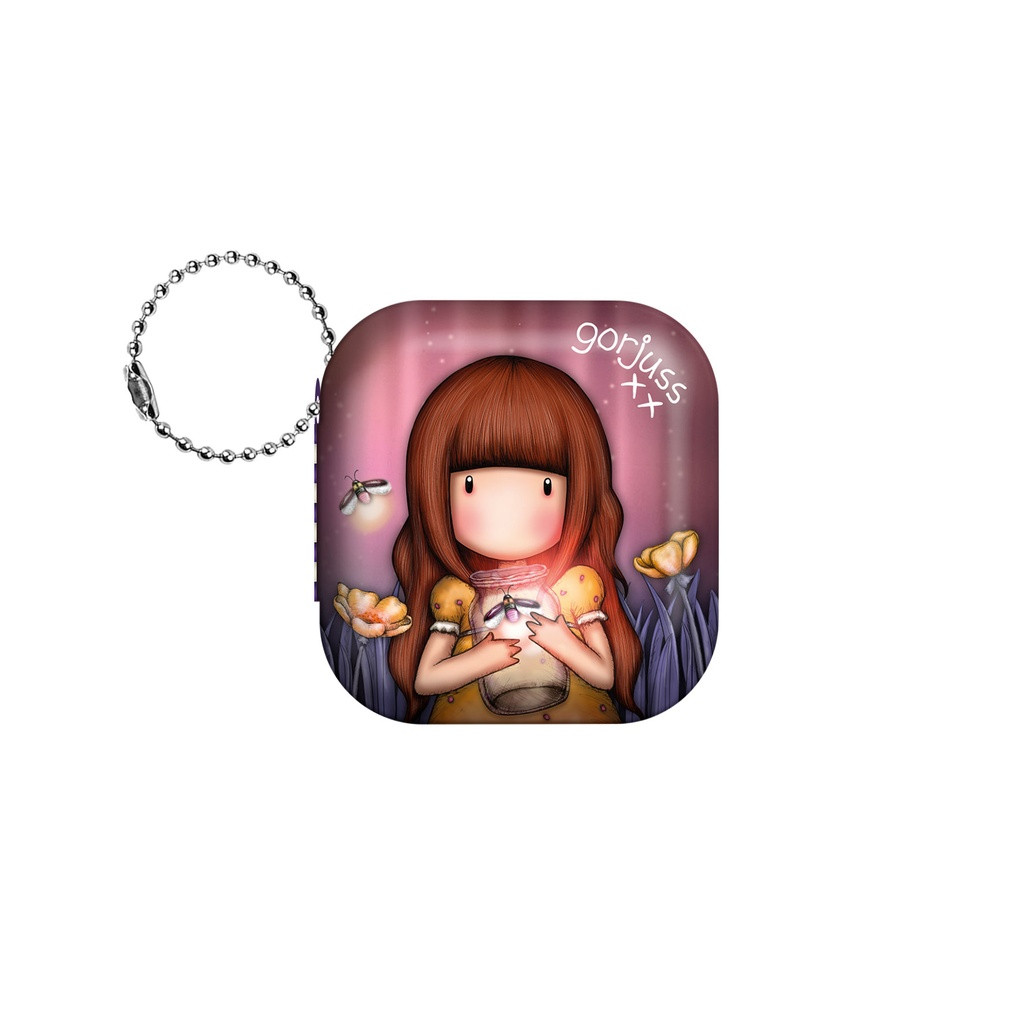 santoro london Gorjuss - Puffy Keychain Notebook - Firefly Dawn