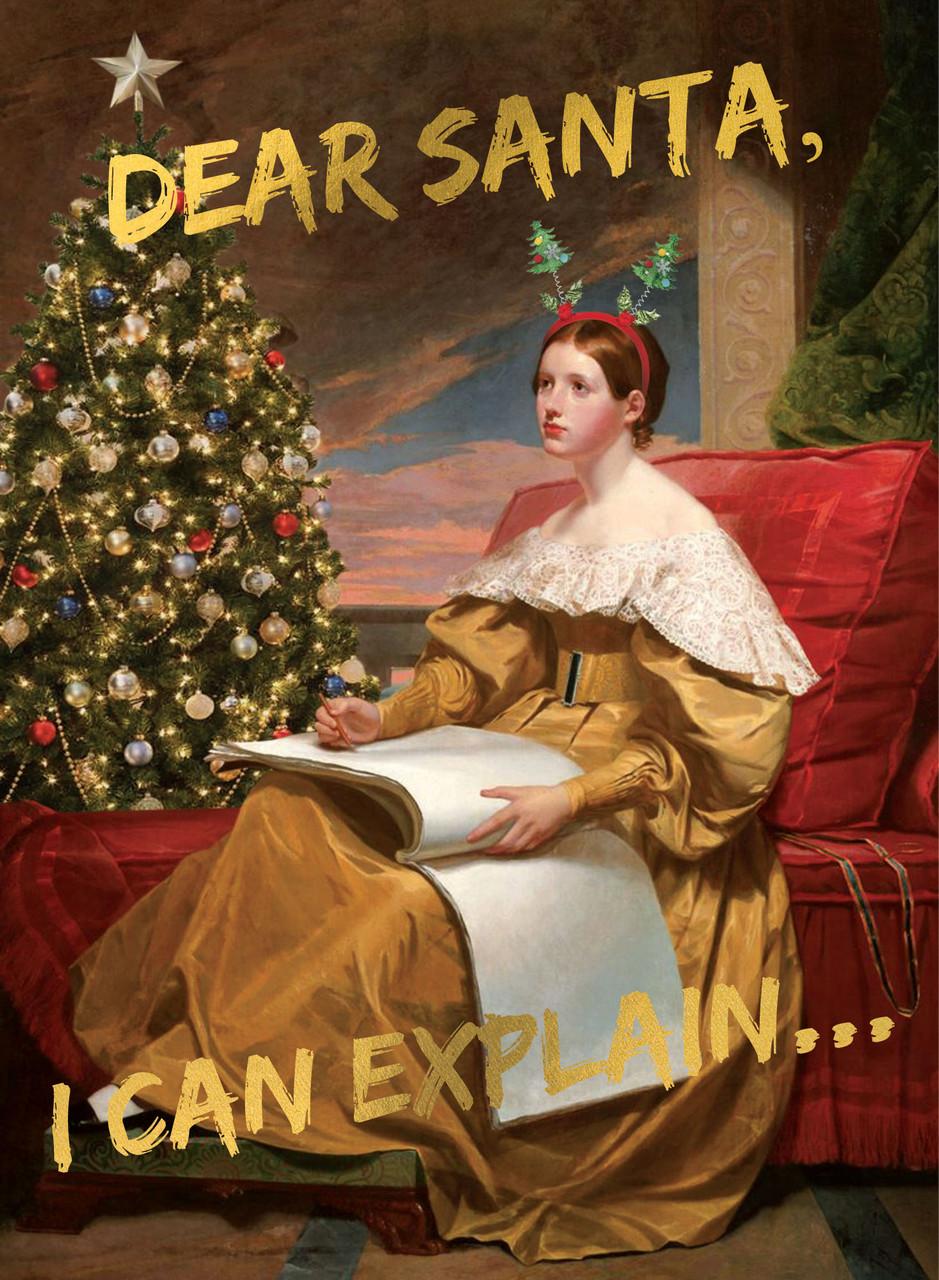 santoro london Masterpieces - Dear Santa I Can Explain