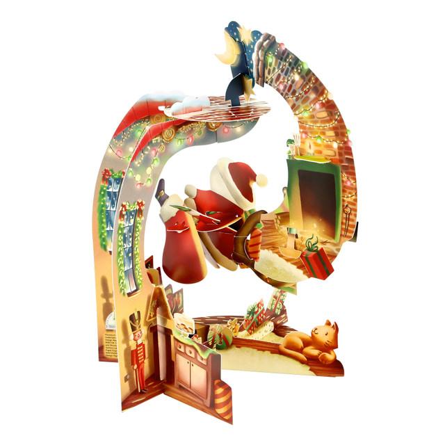 Santoro London Pendulum Card - Hurry Down The Chimney