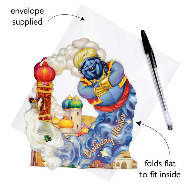 Santoro London Pendulum Cards - Genie Birthday Wishes