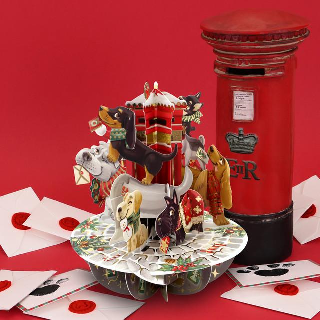 Santoro London Pirouettes Card - Letters To Santa Paws