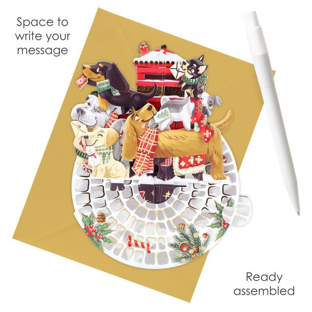 Santoro London Pirouettes Card - Letters To Santa Paws