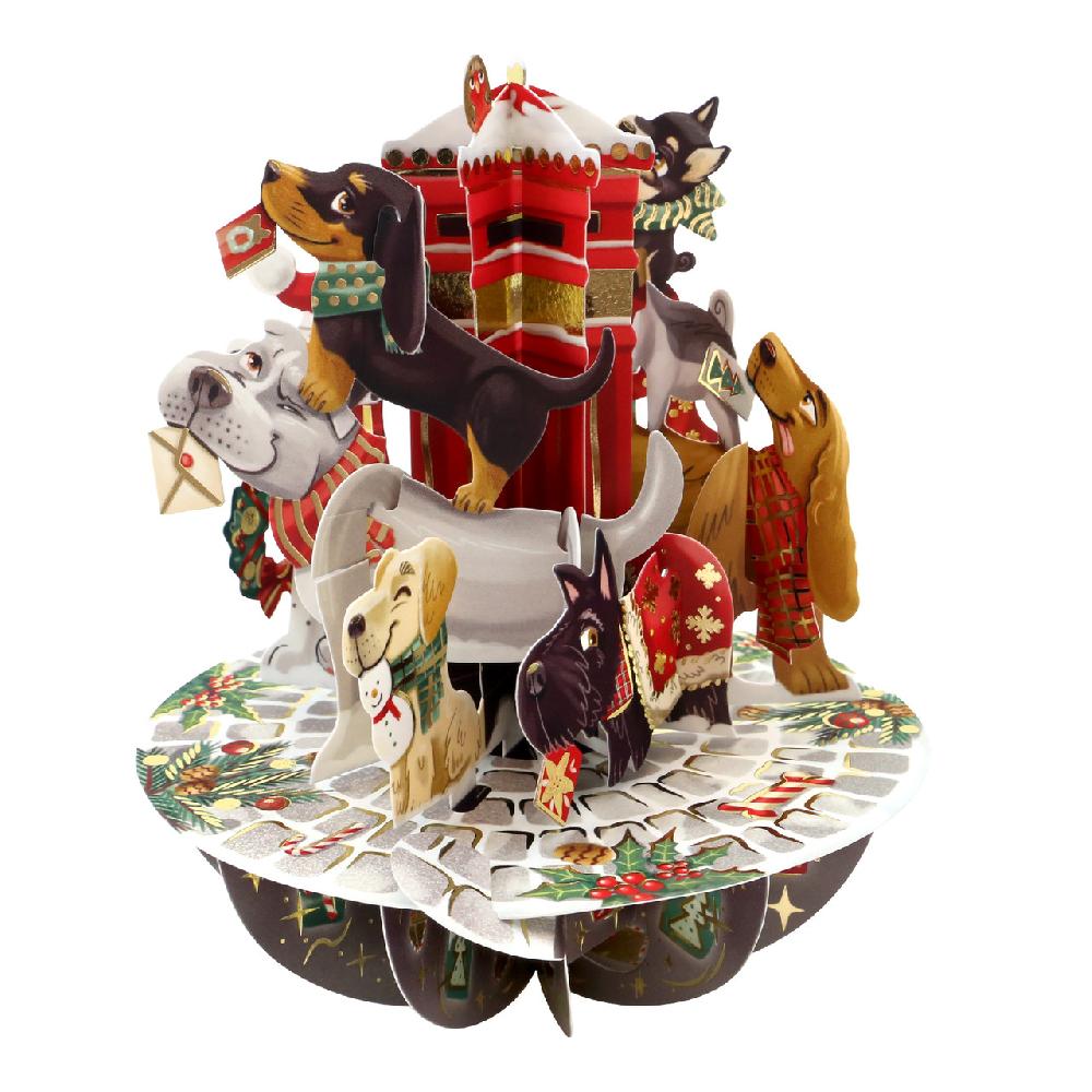 santoro london Pirouettes Card - Letters to Santa Paws