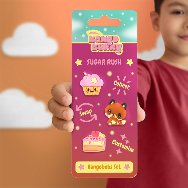 Santoro London Bangoberry - Bangobob Set - Sugar Rush