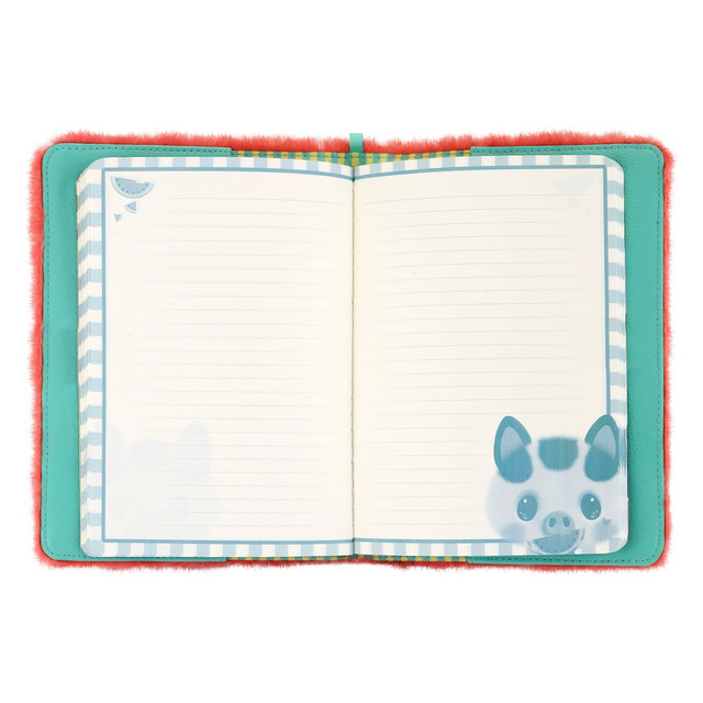 Santoro London Bangoberry - Furry Notebook - Piggy Pig