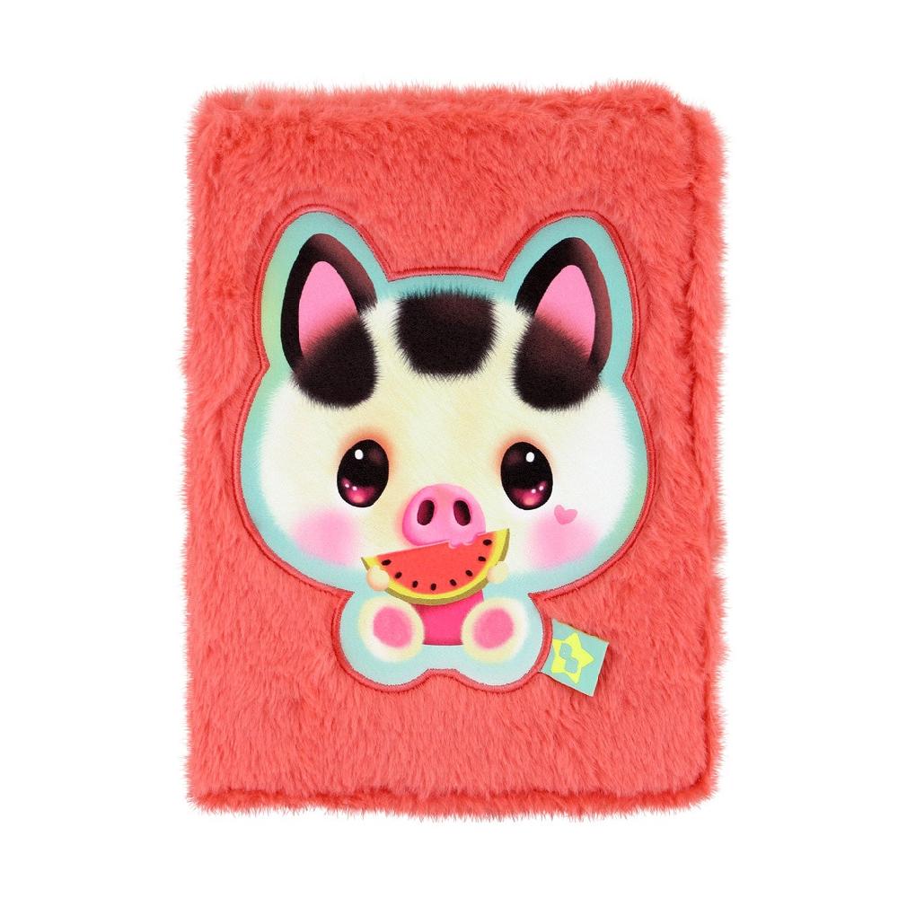 santoro london Bangoberry - Furry Notebook - Piggy Pig