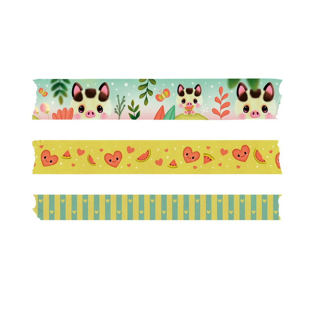 Santoro London Bangoberry - Paper Tape Set - Piggy Pig