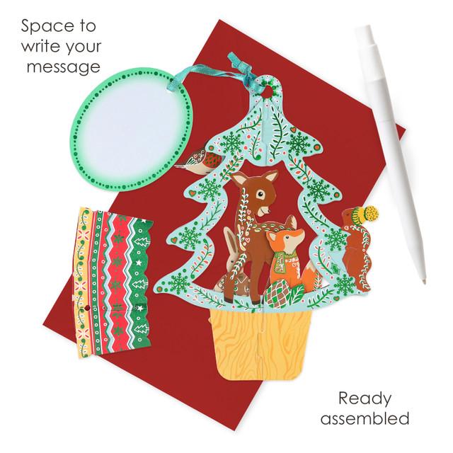 Santoro London Baubles - Woodland Animals Tree