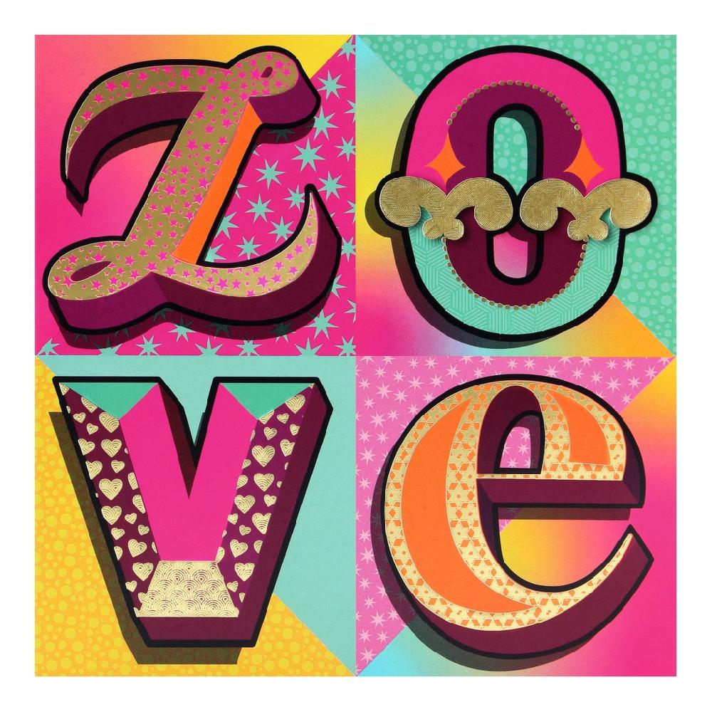 santoro london Bobby Dazzlers - Love