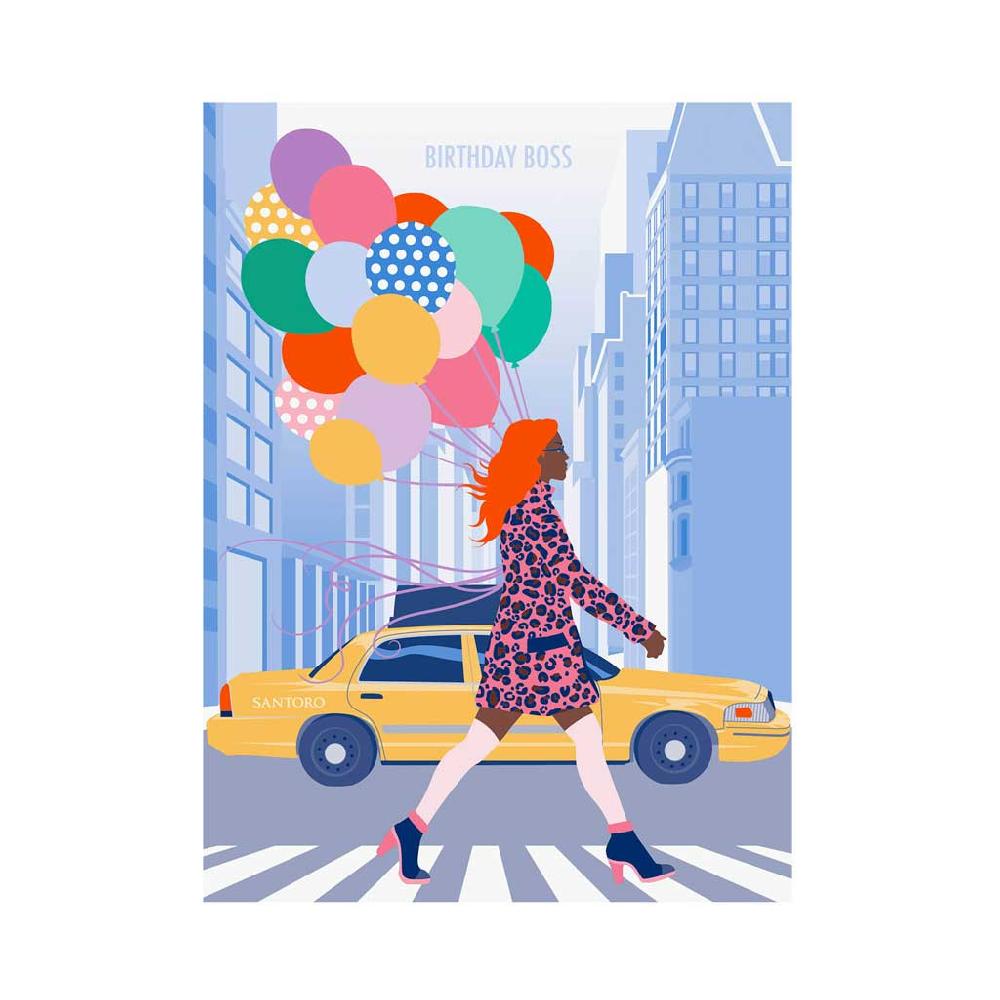 santoro london First Class Lounge - Birthday Boss