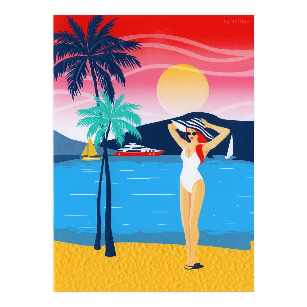 santoro london First Class Lounge - Malibu Sunset