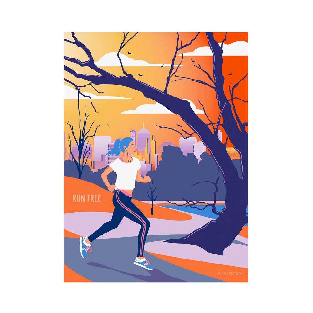 santoro london First Class Lounge - Run Free