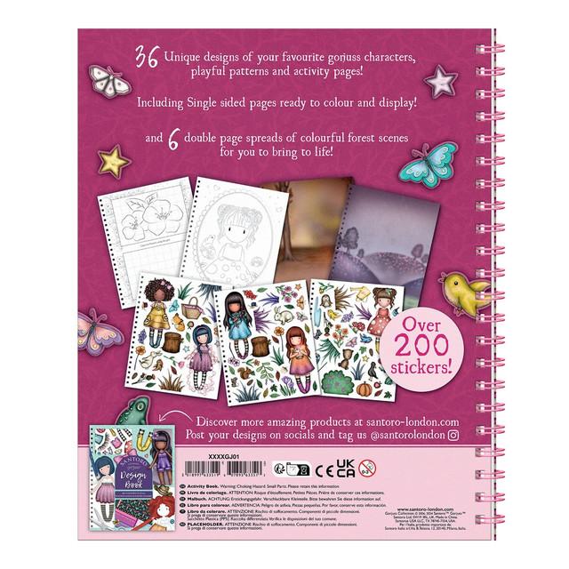 santoro London Gorjuss - Activity Book - In The Forest