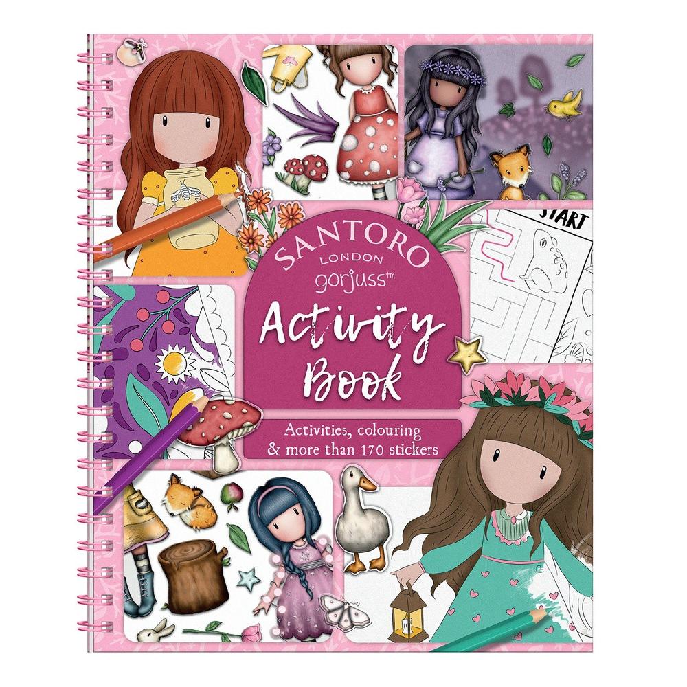 santoro london Gorjuss - Activity Book - In The Forest