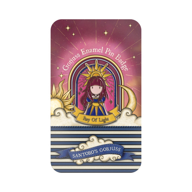 Santoro London Gorjuss - Enamel Pin - Ray Of Light
