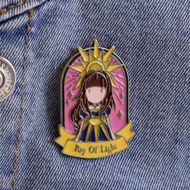 Santoro London Gorjuss - Enamel Pin - Ray Of Light