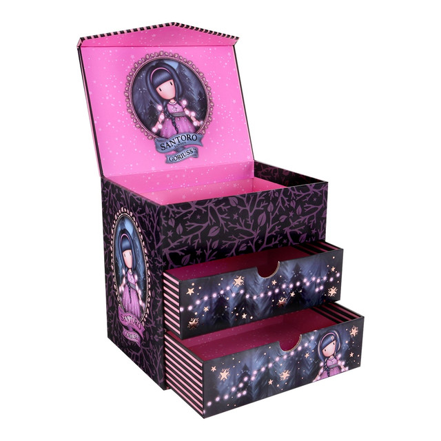 Santoro London Gorjuss - Trinket Box - Fairy Dusk