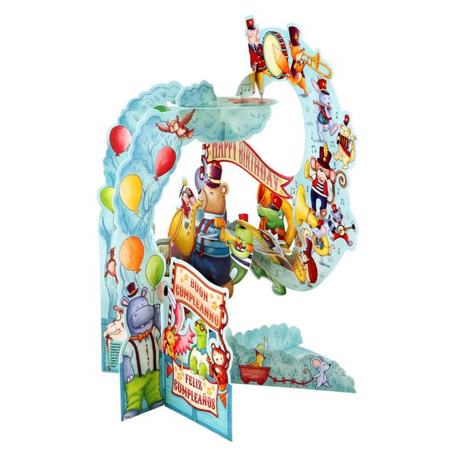 Santoro London Pendulum Card - Animal Marching Band