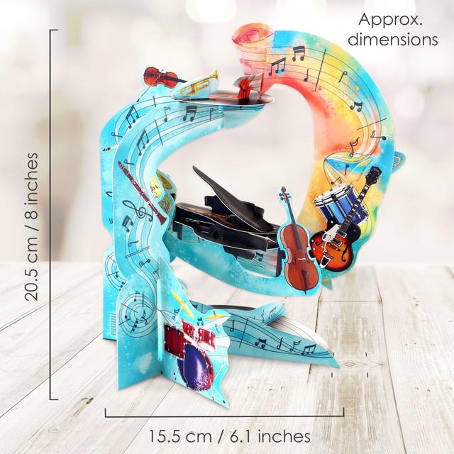 Santoro London Pendulum Card - Music