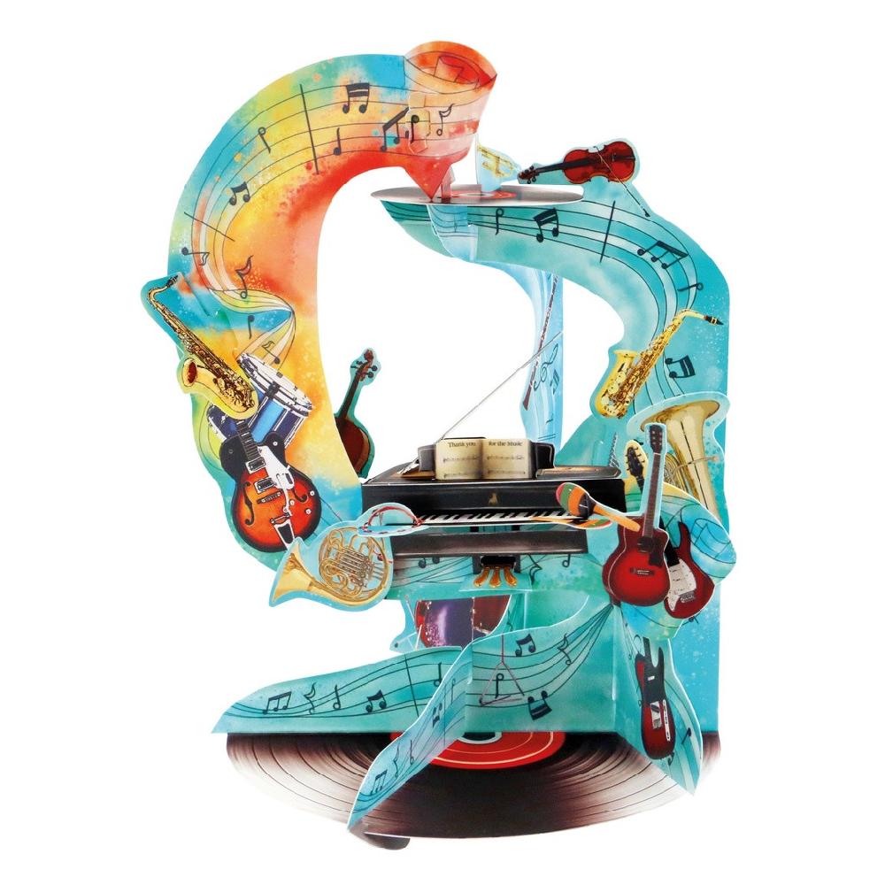 santoro london Pendulum Card - Music