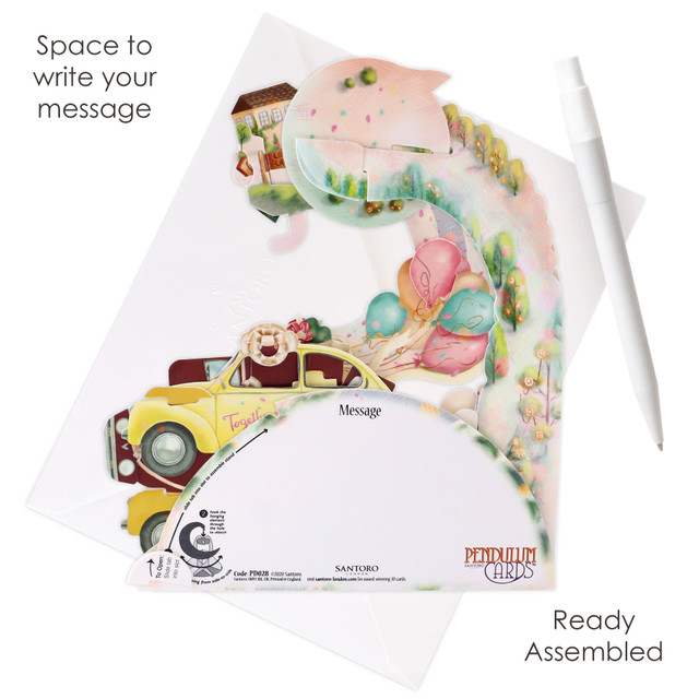 Santoro London Pendulum Card - Together Forever