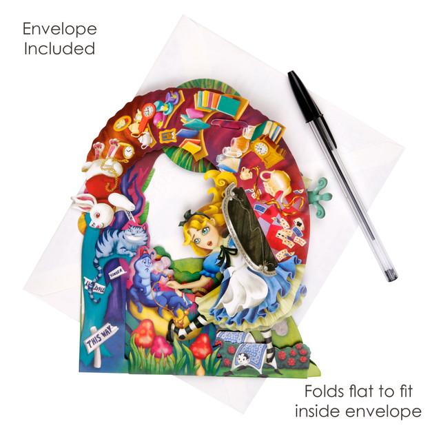 Santoro London Pendulum Cards - Alice In Wonderland