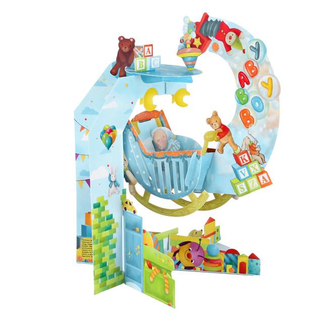 Santoro London Pendulum Cards - Baby Boy