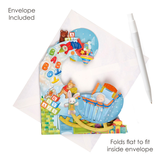 Santoro London Pendulum Cards - Baby Boy