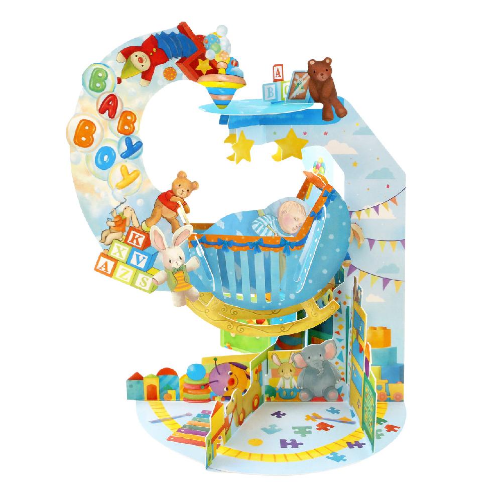 santoro london Pendulum Cards - Baby Boy