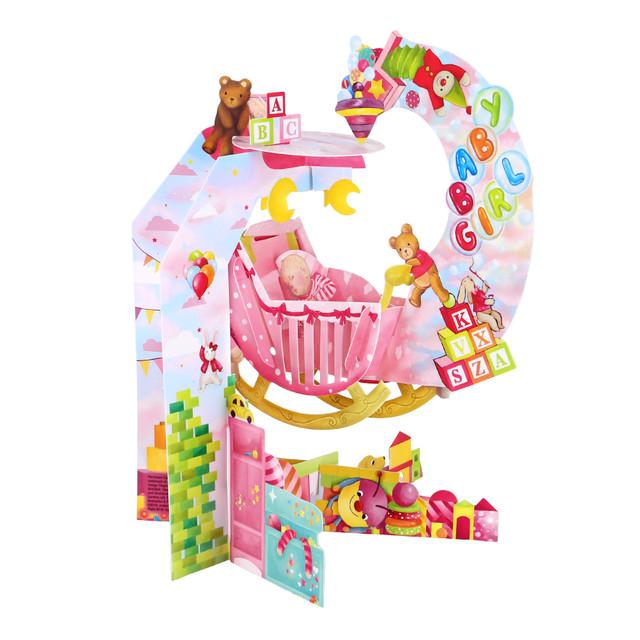Santoro London Pendulum Cards - Baby Girl