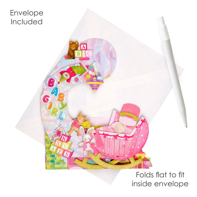 Santoro London Pendulum Cards - Baby Girl