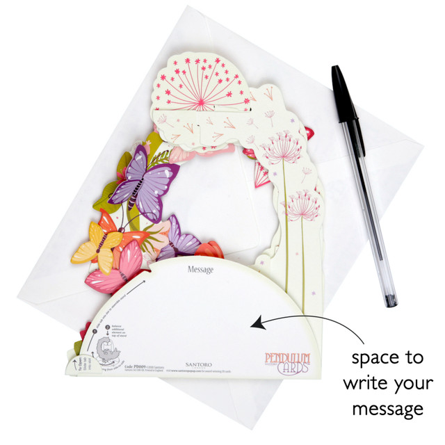 Santoro London Pendulum Cards - Butterflies