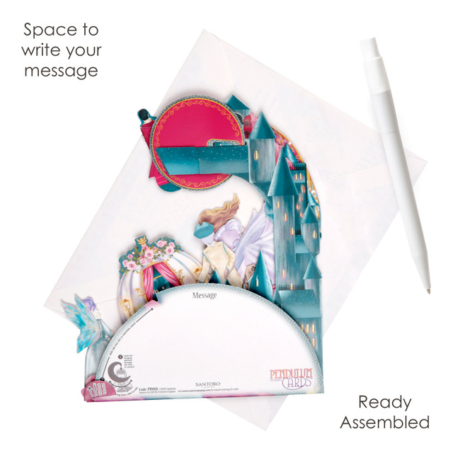 Santoro London Pendulum Cards - Cinderella
