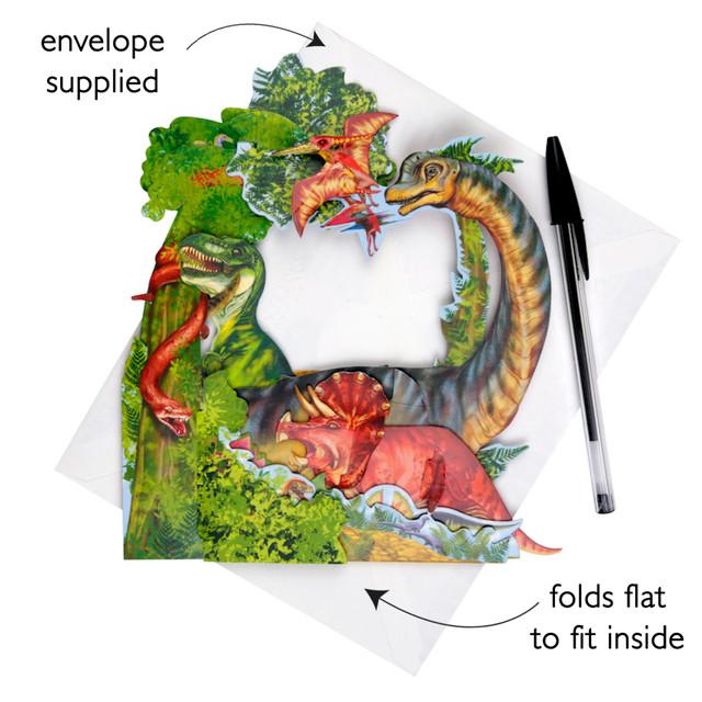 Santoro London Pendulum Cards - Dinosaurs