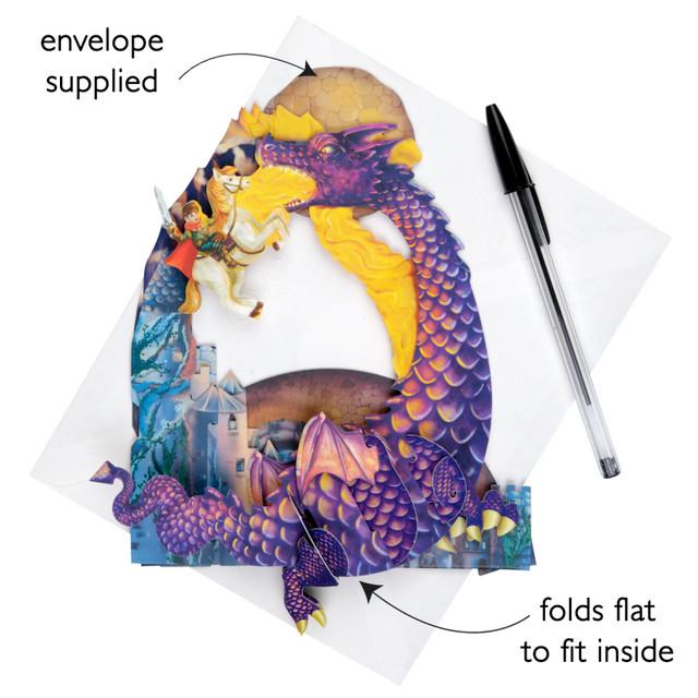 Santoro London Pendulum Cards - Dragon And Knight