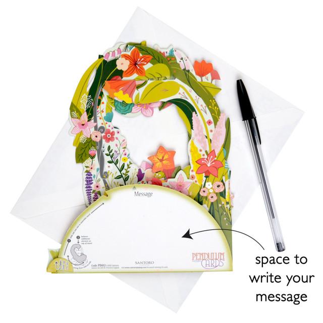 Santoro London Pendulum Cards - Floral