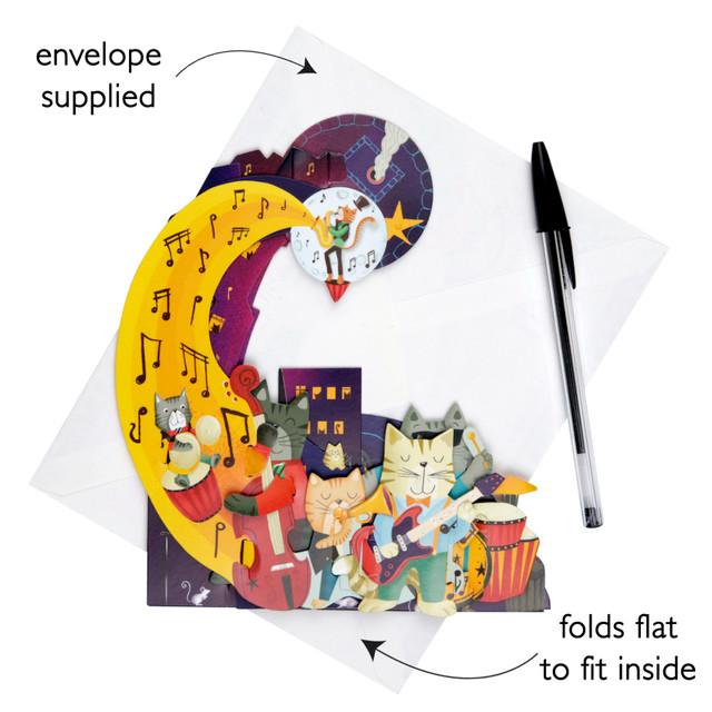 Santoro London Pendulum Cards - Jazz Cats