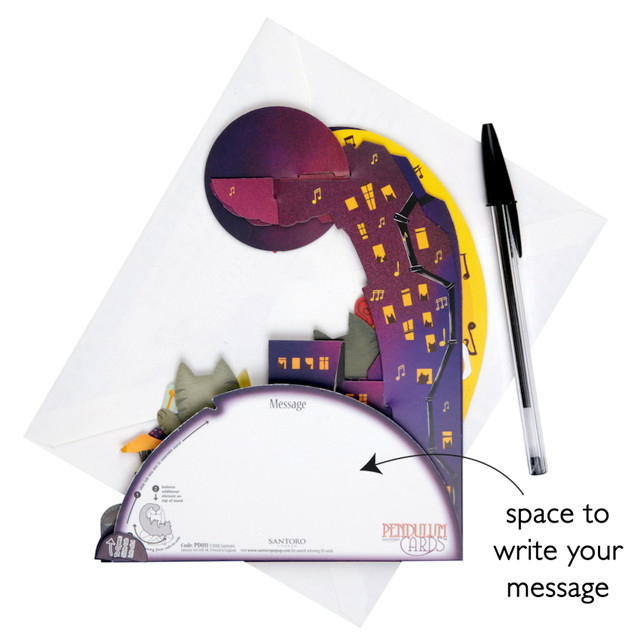 Santoro London Pendulum Cards - Jazz Cats